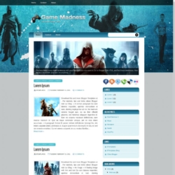Game Madness Blogger Template