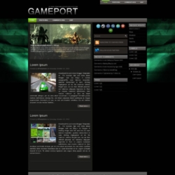 Game Port Blogger Template