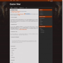 Game Star Blogger Template