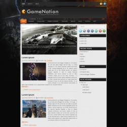 GameNation Blogger Template