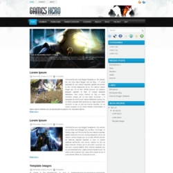 Games Hero Blogger Template