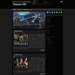 Games Hit Blogger Template