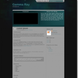 Gamma Ray Blogger Template