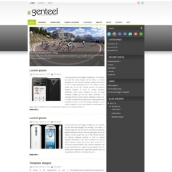 Genteen Blogger Template