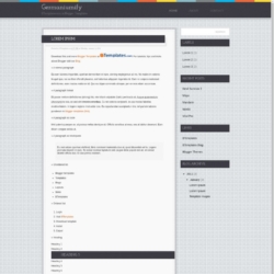 Germaniumify Blogger Template