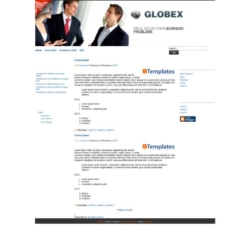 Globex Blogger Template