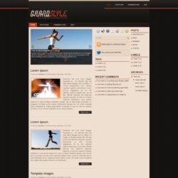 Grand Style Blogger Template
