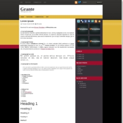 Grante Blogger Template