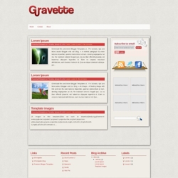 Gravette Blogger Template