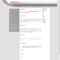 Gray Elegance Blogger Template
