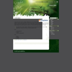 Green Light Blogger Template