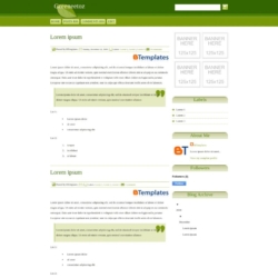 Greeneetoz Blogger Template