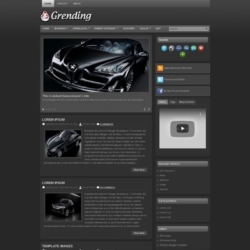 Grending Blogger Template