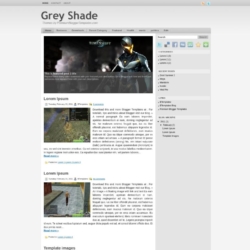 Grey Shade Blogger Template