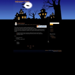 Halloween Theme Blogger Template