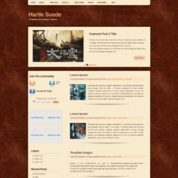 Hartle Suede Blogger Template