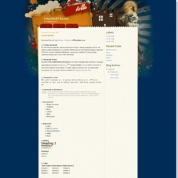 Haunted House Blogger Template