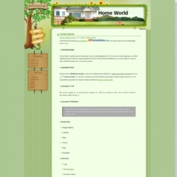 Home World Blogger Template