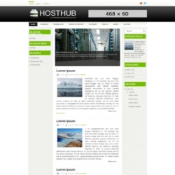 HostHub Blogger Template