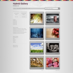 Hybrid Gallery Blogger Template