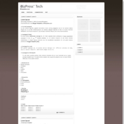 iBizPress Blogger Template