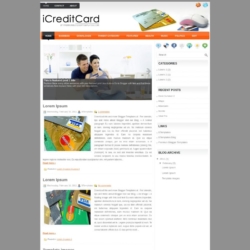 iCreditCard Blogger Template