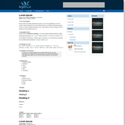 Icy Blue Blogger Template