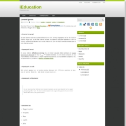 iEducation Blogger Template