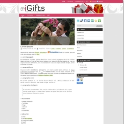 iGifts Blogger Template