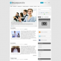 Incorporate Blogger Template