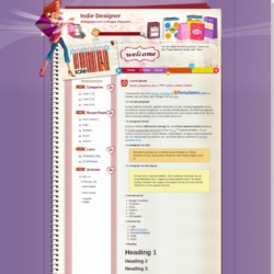Indie Designer Blogger Template