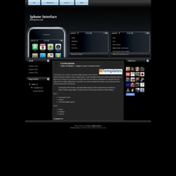 Iphone Interface Blogger Template