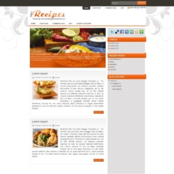 iRecipes Blogger Template