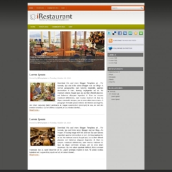 iRestaurant Blogger Template