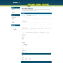 Isometric Blogger Template