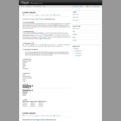 ITech Blogger Template