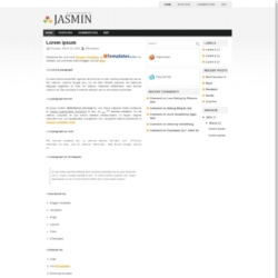 Jasmin Blogger Template