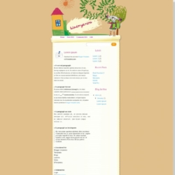 Kinder Garden Blogger Template