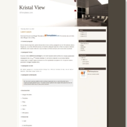 Kristal View Blogger Template