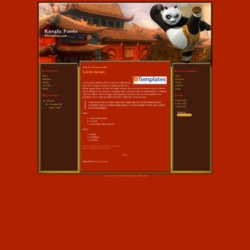 Kungfu Panda Blogger Template