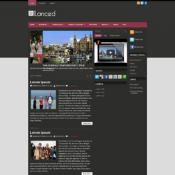 Lanced Blogger Template