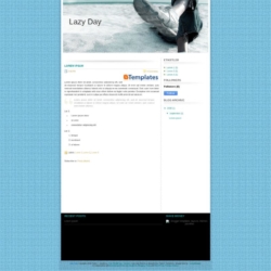 Lazy Day Blogger Template
