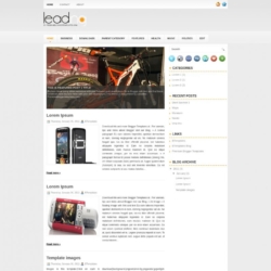 Leading Blogger Template