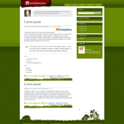 Lemon Twist Blogger Template