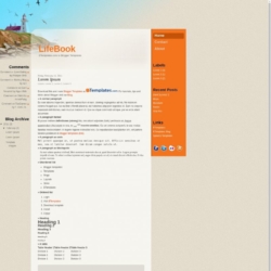 LifeBook Blogger Template