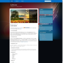 LifeLine Blogger Template