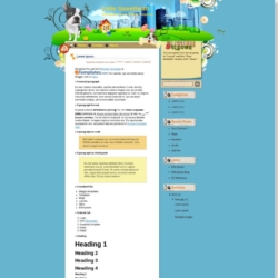 Little Sweetheart Blogger Template