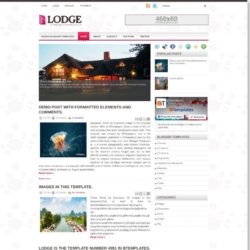 Lodge Blogger Template