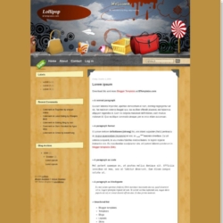 Lollipop Blogger Template