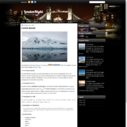 LondonNight Blogger Template